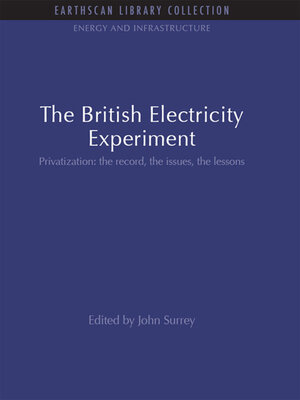cover image of The British Electricity Experiment